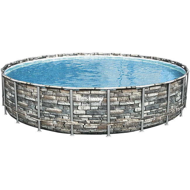 Bestway okrugli bazen sa čeličnim ramom Power Steel 671x132cm-1